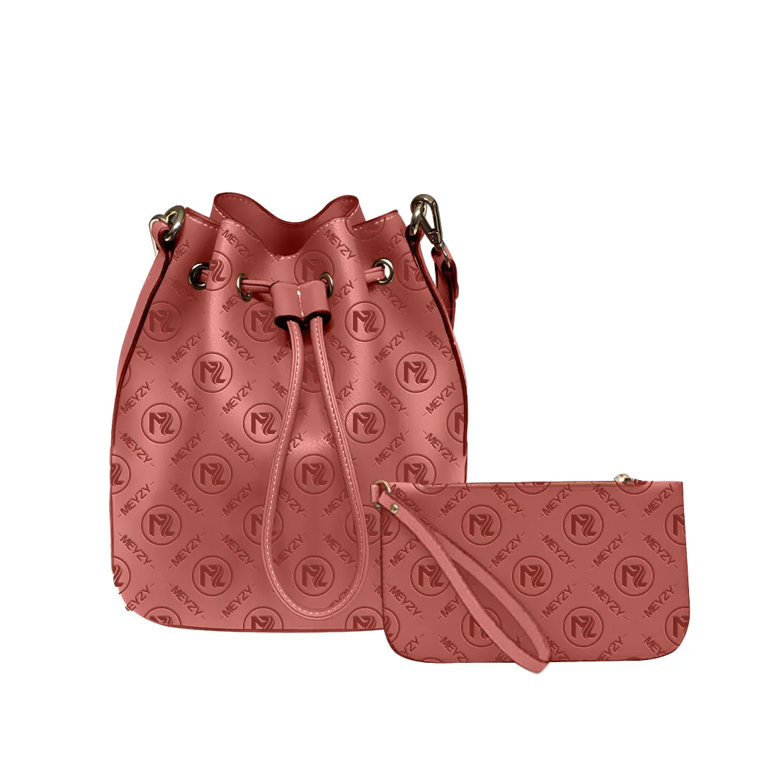 Luxus Damen Ledertaschen Custom Logo Bucket Bag Handtasche Schulter Geldbörsen und Handtaschen
