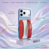 Étui multifonctionnel en cuir épissé avec fente pour cartes dissimulée, béquille pliable et protection intégrale de l'appareil photo pour iPhone 17/18 Pro Max