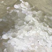 Paillettes de différentes tailles et modèles, garnitures de vêtements en paillettes, paillettes décoratives avec tissu de base