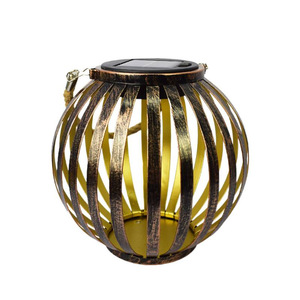Lámpara Solar de Jardín LED, Luz Exterior Impermeable, Decorativa de Hierro para Patio, Jardín y Paisaje - Product Image 5