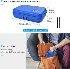 Adaptador de Corriente <span class=keywords><strong>para</strong></span> Viajes, Cables de Carga, Banco de Energía, Apple Magic Mouse, Lápiz, Memoria USB, Tarjeta SD, Bolsa con Cierre - Product Image 6