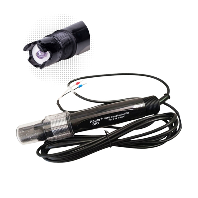 Micro Liquid Rs485 Modbus Soil Online Pool pH Orp Sensor Probe for Water
