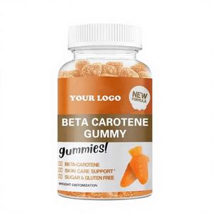 Gomitas Veganas ASAP OEM con Betacaroteno y Luteína para Blanquear la Piel y Cuidado Ocular para Adultos - Suplementos Herbales Orgánicos Certificados de Grado Alimenticio - Product Image 1