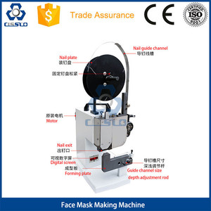 จัดส่งที่รวดเร็วพับถ้วยรูปร่างหน้ากากหัวห่วงยืดหยุ่นเล็บเครื่องผูกพัน - Product Image 2