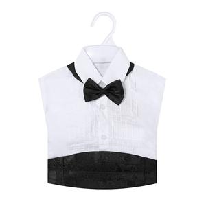 <span class=keywords><strong>Ensemble</strong></span> chemise de mariage robe de baptême 1-4 ans costume de fête d'anniversaire blazer manteau vêtements de baptême pour bébé garçon - Product Image 4