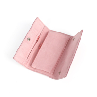 Dompet Panjang Wanita Kulit PU Kapasitas Besar Model Slim, Anti Air, Bahan Poliester, Resleting, Multifungsi, Grosir dari Produsen