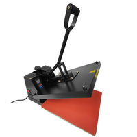 Presse à chaud à sublimation semi-automatique 38*38cm Imprimante électrique à plat pour plaque de base en aluminium pour vêtements État neuf