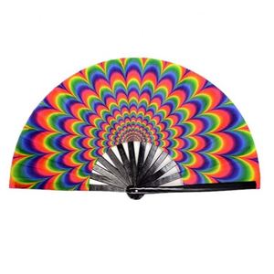 Abanico de Mano Chino de Bambú para Kung Fu y Tai Chi de 33 cm, Personalizado con Diseño Impreso, Ideal para Eventos - Product Image 1