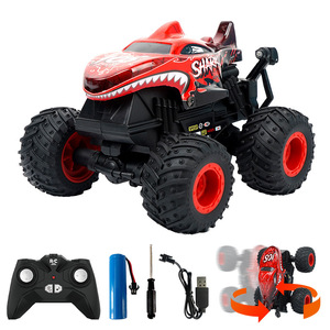 Coche Teledirigido <span class=keywords><strong>RC</strong></span> de 2.4GHz, Camioneta Monstruo, Coche de Acrobacias, Camiones <span class=keywords><strong>RC</strong></span>, Juguetes para Interiores y Exteriores, para Niños, Adolescentes y Adultos - Product Image 3