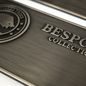 Piastra in metallo goffrato in lega di Zine antica incisa su misura per soluzioni di Marketing del marchio - Product Image 5