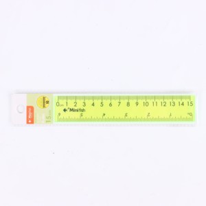 15Cm Dubbelzijdige Plastic Student Briefpapier Fluorescerende Dual-<span class=keywords><strong>Scale</strong></span> Rechte Liniaal Voor Schoolgebruik - Product Image 2