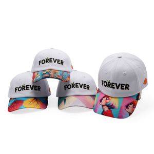 Casquettes de baseball pour hommes, non structurées, avec logo personnalisé imprimé sur la visière, style Dad Hat - Product Image 3