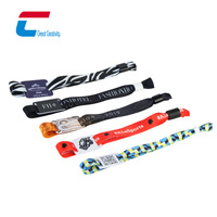 Pulsera RFID NFC en Oferta, 13.56MHz NTAG213/215/216, Tejida, Impermeable, para Pagos, Hotel, Brazalete
