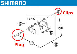 <span class=keywords><strong>Shimano</strong></span> Pastilla de Freno de Disco Eje y Anillo de Presión para Deore <span class=keywords><strong>XT</strong></span> SLX XTR <span class=keywords><strong>M785</strong></span> M7000 M8000 M9020 M820 M640 S700 - Product Image 4