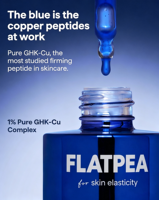 Sérum Anti-Âge Avancé au Complexe de Peptides de Cuivre Bleu GHK-Cu pour l'Élasticité de la Peau, Hydratant et Renforçant la Barrière Cutanée, OEM