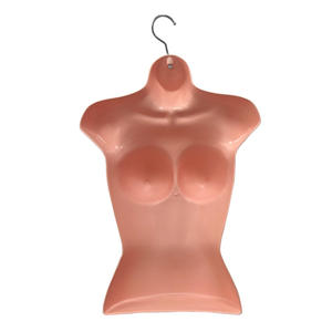 Una percha para ropa diseñada para un torso de maniquí femenino con una espalda ahuecada y ganchos - Product Image 5