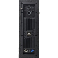 Sistema de Altavoces de Columna Activos Leon Audio, de Madera Negra, con Woofer Activo, para Actividades al Aire Libre, Conciertos, Festivales y Uso Diverso
