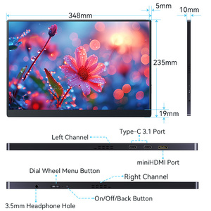 Nouvel écran LCD 156QC QHD 25601600 à faible lumière bleue, large plage de température, rétroéclairage LED 100% SRGB pour équipement industriel, 15,6 pouces - Product Image 3