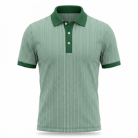 Chemises de golf pour hommes de luxe, écologiques, logo personnalisé, polyester, élasthanne, respirantes, anti-transpiration, pour le sport et le fitness
