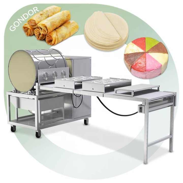 Mesin Kulit Samosa Sheet Lumpia Wrapper Maker Automatic