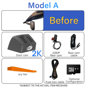 Caméra embarquée ACARCAM 4K double objectif avec capteur G, vision nocturne, moniteur de stationnement pour Ford Kuga 2019-2025/MK3 2022-2026/Expedition 2018-2024 - Product Image 3