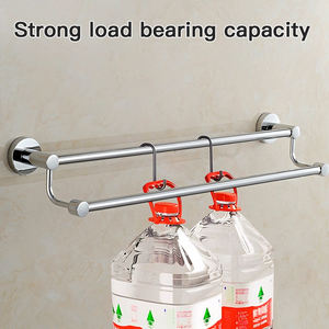 ราวแขวนผ้าเช็ดตัวติดผนัง ราวแขวนผ้าสแตนเลส ที่วางผ้าเช็ดตัวสแตนเลสกันน้ำ ชั้นวางผ้าเช็ดตัวติดผนัง - Product Image 2