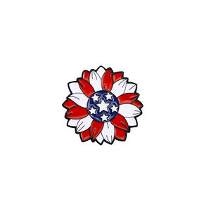 Pin de Esmalte Suave del 4 de Julio de los Estados Unidos de América para el Día de la Independencia, Recuerdo, Insignia de Metal, Pin de Solapa con <span class=keywords><strong>Mapa</strong></span> de la Bandera de las Estrellas de EE. UU. - Product Image 6