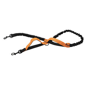 Correa para Perro de Nailon Sólido, Ecológica, Personalizada, Portátil, Reflectante, Doble Telescópica, para Correr al Aire Libre - Product Image 5