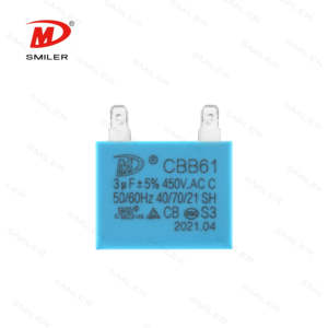 Cbb61 Componentes electrónicos Condensador <span class=keywords><strong>de</strong></span> funcionamiento del motor 40/85/21 <span class=keywords><strong>Película</strong></span> metalizada <span class=keywords><strong>de</strong></span> polipropileno 4,5 Uf Condensador <span class=keywords><strong>de</strong></span> ventilador - Product Image 6