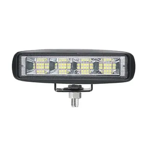 อุปกรณ์เสริมสำหรับรถบรรทุก24V12V ไฟ LED ลำแสงท่วมบาร์รถ SUV ATV 24โวลต์ LED บาร์ไฟสองสี