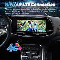 Autoradio Android avec GPS intégré pour Dodge Challenger Charger SRT Hellcat 2010-2024, écran 2.5D IPS DSP, navigation stéréo, USB