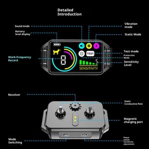 Dispositivo Antiladridos para Perros 2026, <span class=keywords><strong>Collar</strong></span> de Entrenamiento con Sonido y Vibración, Herramienta de Entrenamiento Nueva con Control de Ladridos - Product Image 6