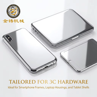 Rectificadora CNC Industrial de 5 Ejes para Superficies Cilíndricas y Planas - Pulidora de Carcasas de 3 Cabezas Personalizable con Extracción de Polvo