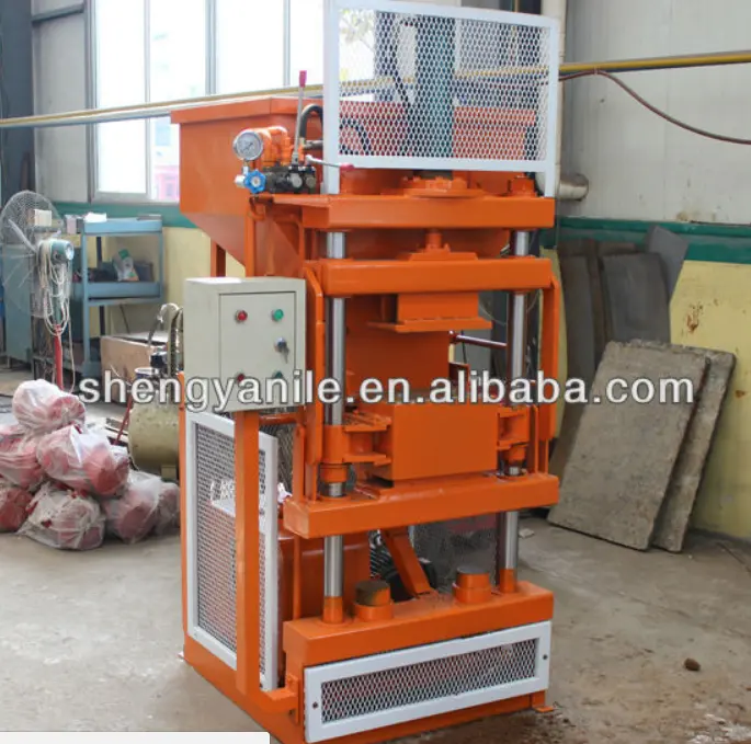 lego brick machine SY1-10 hydraulic press clay interlocking brick making machine , lego brick machine price in china