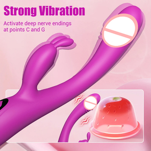 LCD-Display Starker Motor 9 Frequenzen Sexspielzeug Weibliche Masturbation Klitoris-Stimulation G-Punkt USB-Ladegerät Rabbit Vibrator - Product Image 3