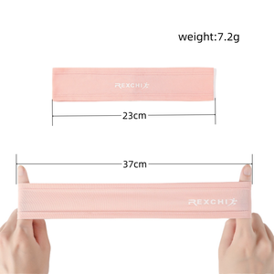 <span class=keywords><strong>Diadema</strong></span> elástica que absorbe el sudor con diseño de logotipo personalizado <span class=keywords><strong>para</strong></span> mujer, accesorio de <span class=keywords><strong>maquillaje</strong></span> en material de tela - Product Image 4