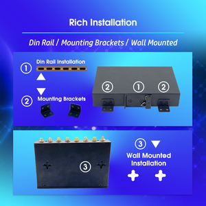 Huastlink HC-G70 2.5g WAN <span class=keywords><strong>1</strong></span> <span class=keywords><strong>LAN</strong></span> wifi6 3000Mbps X62 5g NR sa LTE Sim <span class=keywords><strong>Router</strong></span> cho xe buýt/xe/RV xe sử dụng tường lửa VPN chức năng - Product Image 6