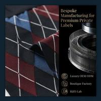 Chaussettes pour hommes personnalisées, luxe, coton mercerisé 240N, jacquard argyle, antibactériennes, logo personnalisé pour les affaires