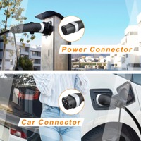 Chargeur EV mural feyree Type 2 vers Type 2 11kW, câble de charge EV portable, adaptateur de prise de charge EV, prise de charge IEC62196