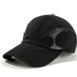 Vintage Da Thêu gorras không có cấu trúc Bông rửa mũ retro phong cách đường phố 6 Bảng điều khiển kim loại trở lại và Nút mũ bóng chày - Product Image 4