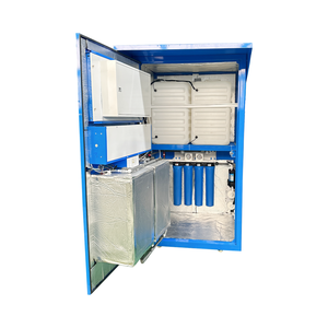 Máquina Expendedora de Agua Autoservicio de Doble Puerta, 800 GPD, con Desinfección UV, Monedas, Tarjeta y Efectivo - Product Image 2