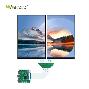 Wisecoco 10,1 дюймов 1280*800 Портативный сенсорный экран монитор двойной комплект ЖК-дисплей модуль с расширенным режимом - Product Image 1