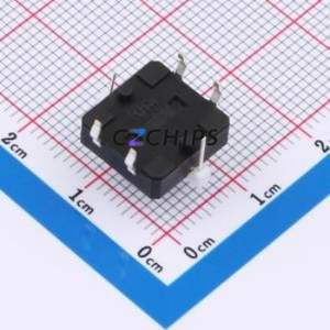 TSL12122-080B512CN-1D01 Tactile Switch Through hole-6P,11.7x11.5mm Switch Single Pole Single Throw Round Button 2.8N 11.7mm - Product Image 2