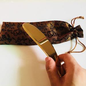 Messing Gua Sha Kupfer kratzen Weichgewebe-<span class=keywords><strong>Massage</strong></span> werkzeug IASTM Rehabilitation therapie liefert Faszien schaber für Narben gewebe - Product Image 5