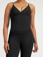 Ensemble 2 pièces de yoga sans couture : débardeur de sport moulant et très élastique, et short de sport taille haute personnalisé pour le cyclisme et la course à pied