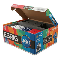 Boîtes d'expédition personnalisées du fabricant XJY, grandes boîtes en carton ondulé, éponge, carton imprimé en couleur, boîte d'expédition pour vêtements, logo