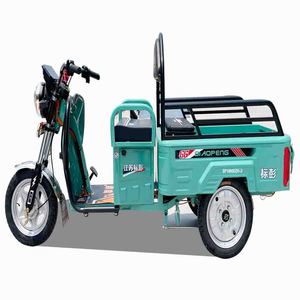 Triciclos Eléctricos de Carga para Adultos <span class=keywords><strong>Triciclo</strong></span> Eléctrico Vehículo de 3 Ruedas con Carrocería Abierta - Product Image 1