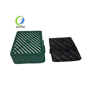 Substituição de filtro de aspirador de pó Hepa, adequado para Vorwerk Tiger 251 252, material plástico PP verde de fábrica