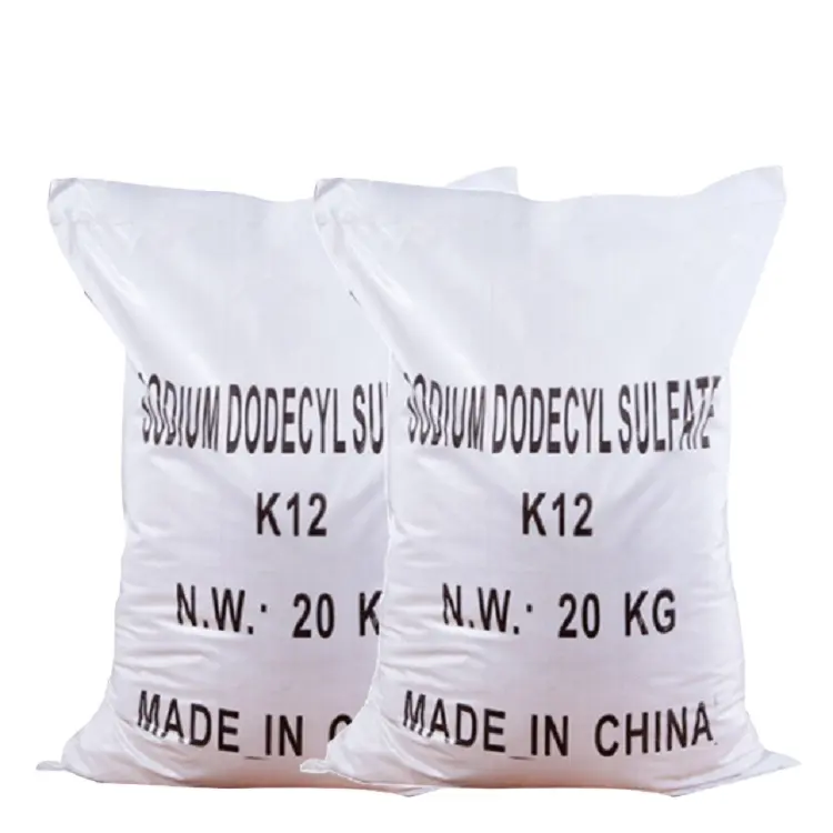 Laruil sulfato de sódio 92% , SLS 95%, dodecil sulfato de sódio, SDS, SLS, K12