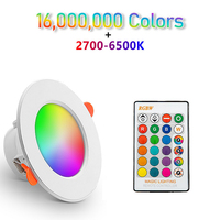 Vente en gros, lampe magnétique intelligente, éclairage Commercial, Aluminium encastré, Led RGB, Downlight